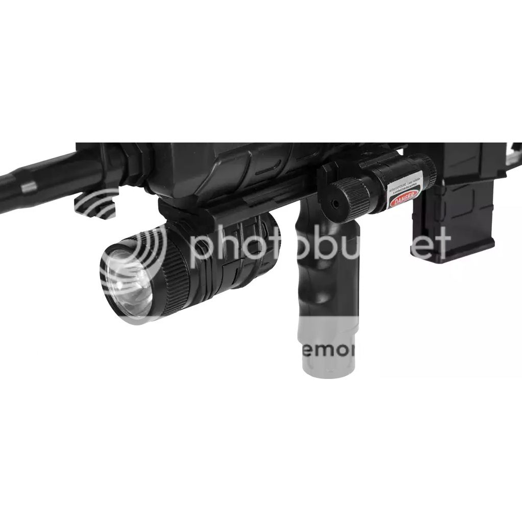 AIRSOFT SPRING M4 SPECIAL OPS TACTICAL SNIPER RIFLE GUN w/ PISTOL LASER